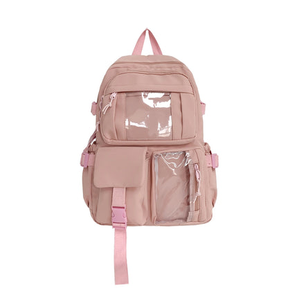 Cute Nylon Backpack for Girls & Teen Students