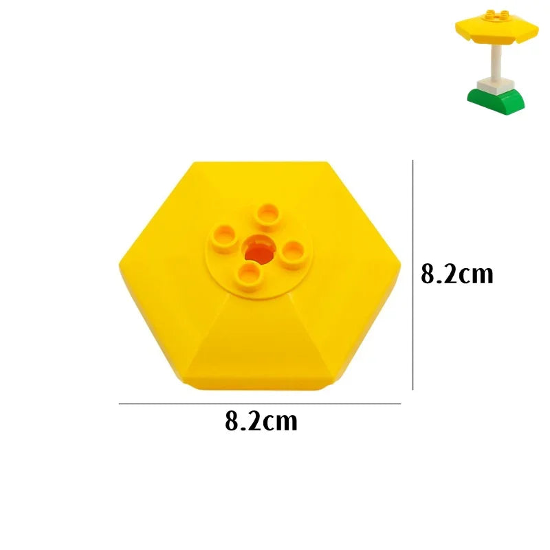 Large Building Blocks Playground Parts – Duplo Compatible Accessories