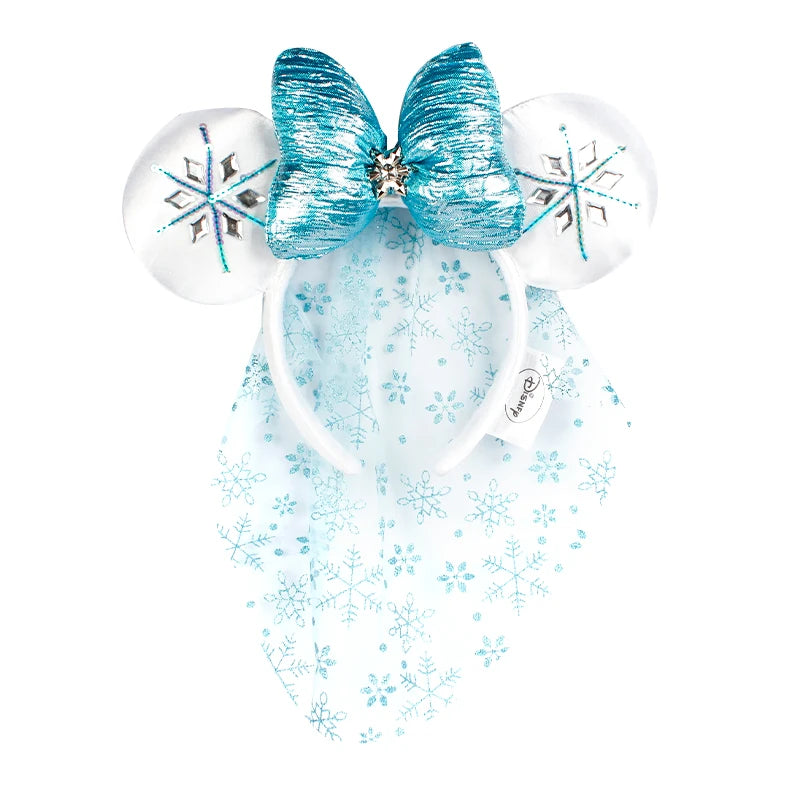 Disney Minnie Mouse Ears Headband – Sequin Bow Princess & Villain Styles