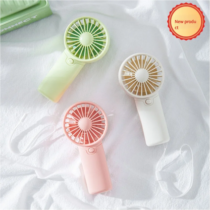 Mini Handheld Fan – AA Battery Powered Portable Pocket Fan