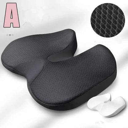 Orthopedic Memory Foam Seat Cushion – Tailbone & Sciatica Relief