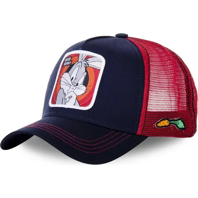 Cartoon Anime Trucker Cap – Unisex Adjustable Baseball Hat