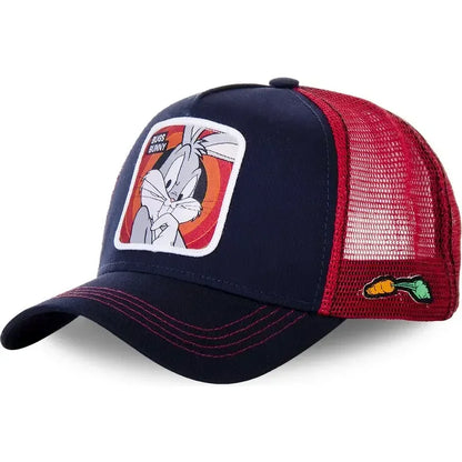 Cartoon Anime Trucker Cap – Unisex Adjustable Baseball Hat