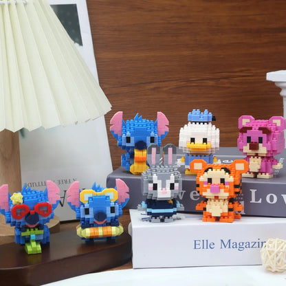 Cartoon Character Mini Building Blocks Set – DIY Brick Figures