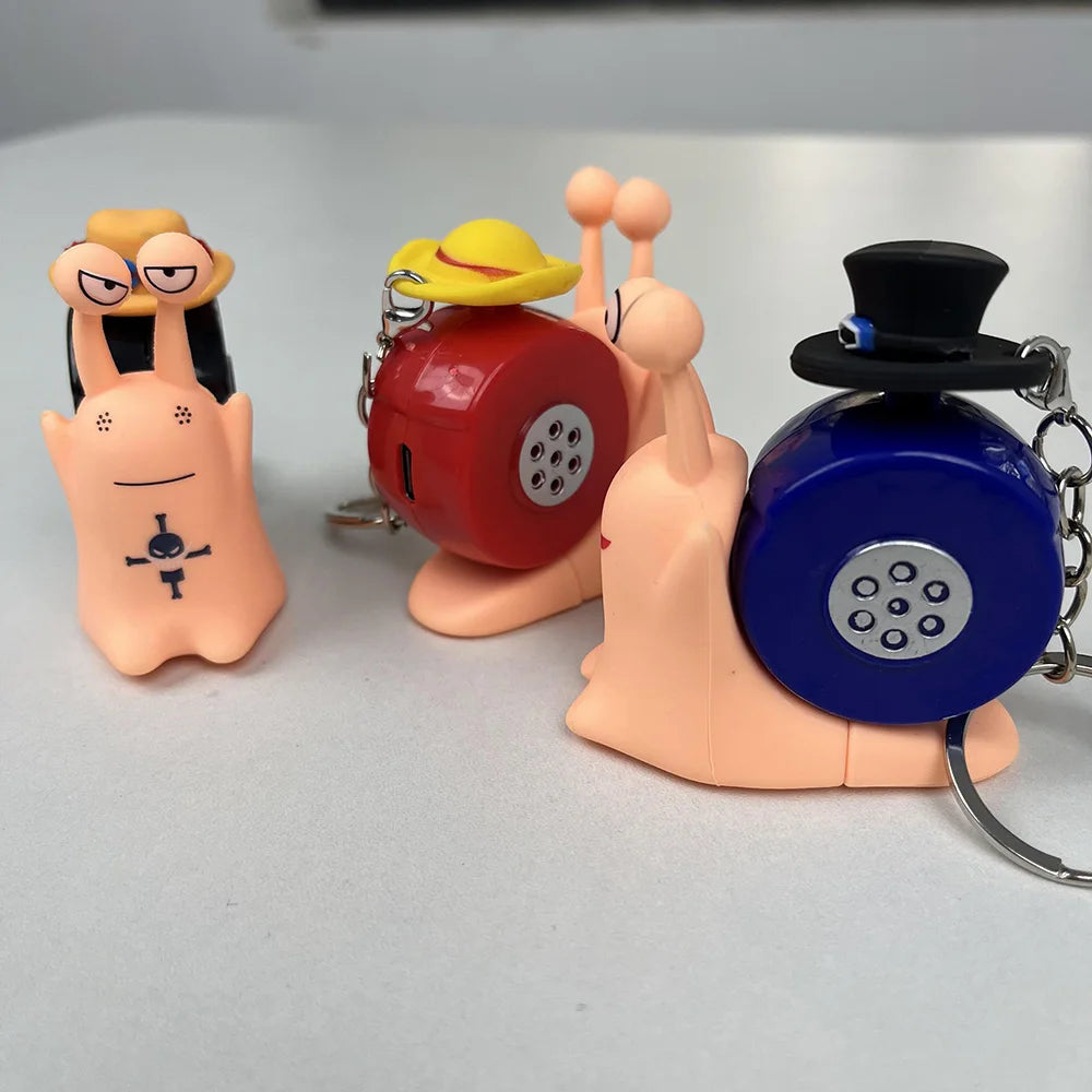 One Piece Den Den Mushi Sound Recording Snail Phone Toy