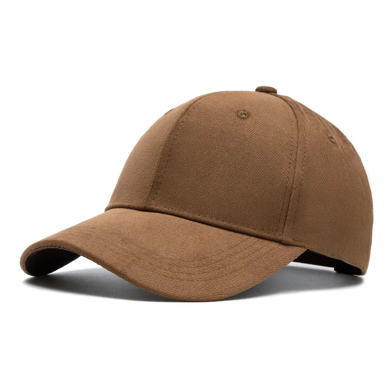 Solid Color Baseball Cap – Unisex Retro Adjustable Hat