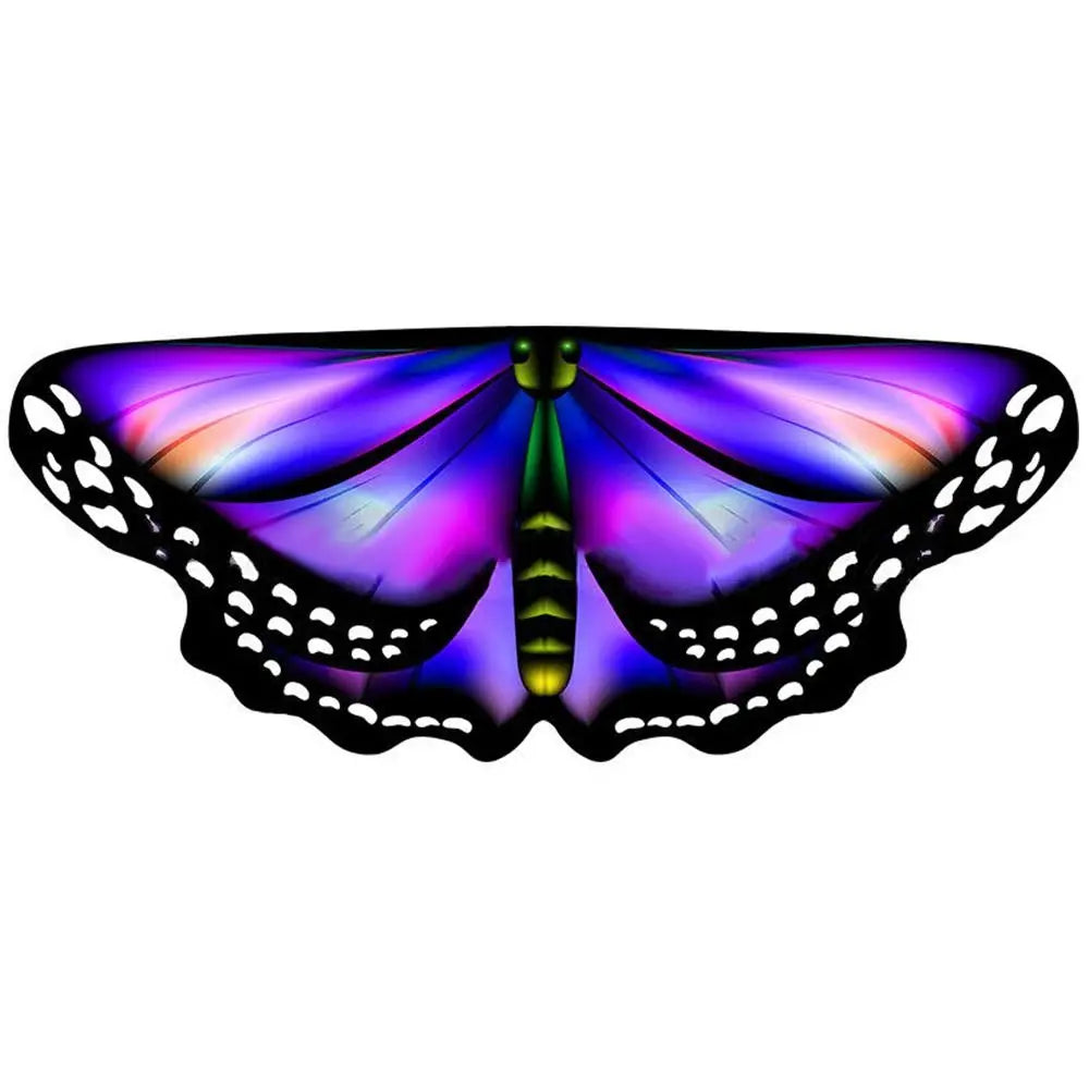 Kids Butterfly Wings Cape – Girls Fairy Costume Shawl