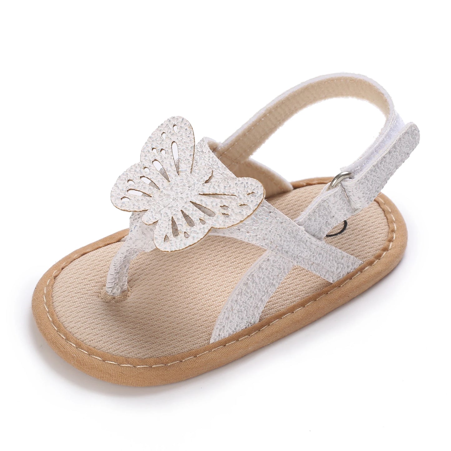 Baby Girl Butterfly Sandals – Soft Sole Summer Shoes for Infants