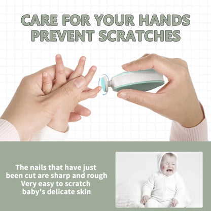 Electric Baby Nail Trimmer – Safe Manicure Set for Newborns & Kids
