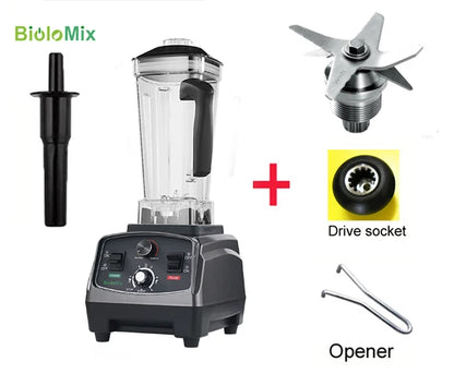 BioloMix 2200W Professional Heavy Duty Blender – Commercial Grade Smoothie & Food Processor